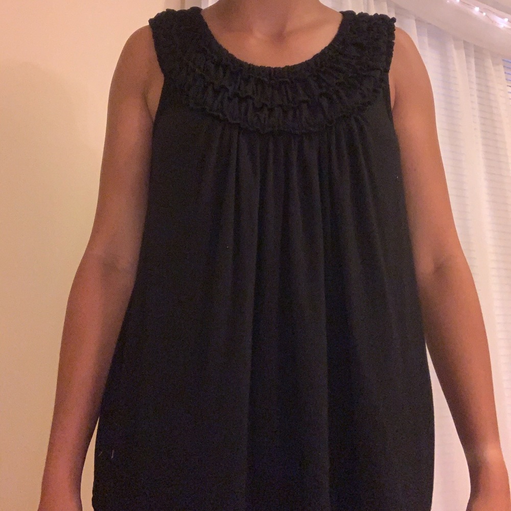 Black tank top